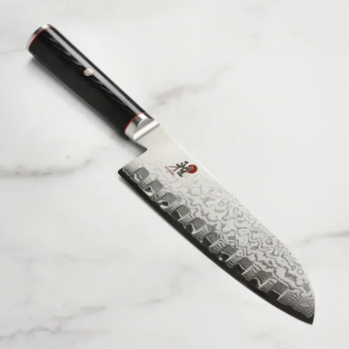 Miyabi Kaizen 7″ Hollow Edge Santoku Knife