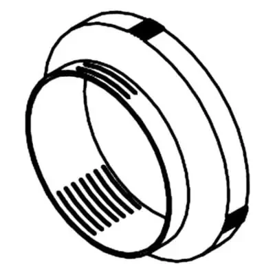 Modular Dispensing Systems 1905844 Black Clamp Ring For Simpli-Flex