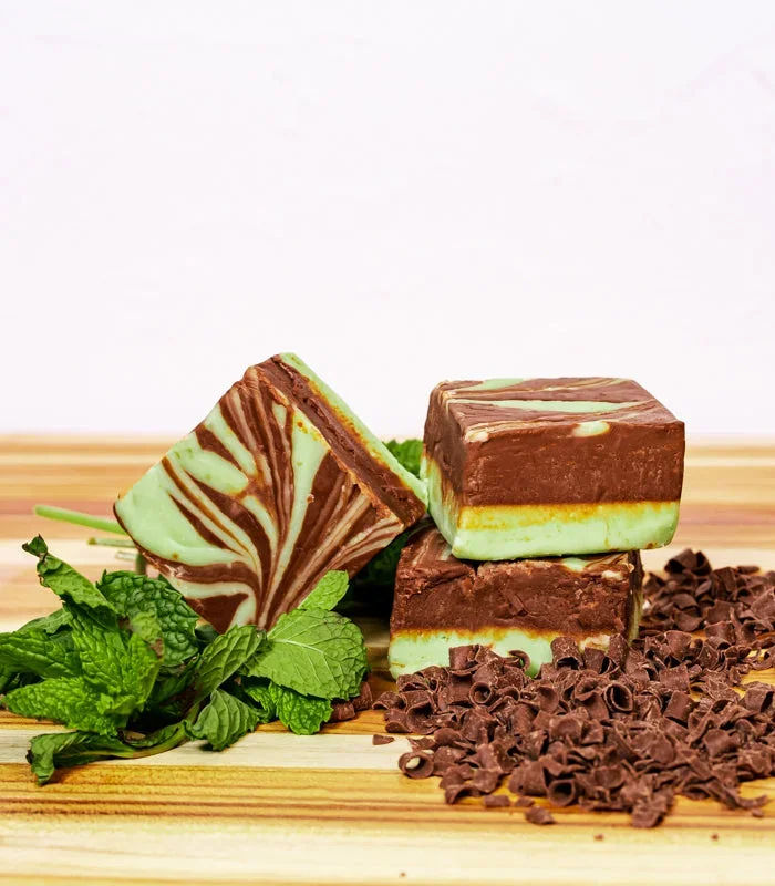 MOE – Chocolate Mint Swirl Fudge