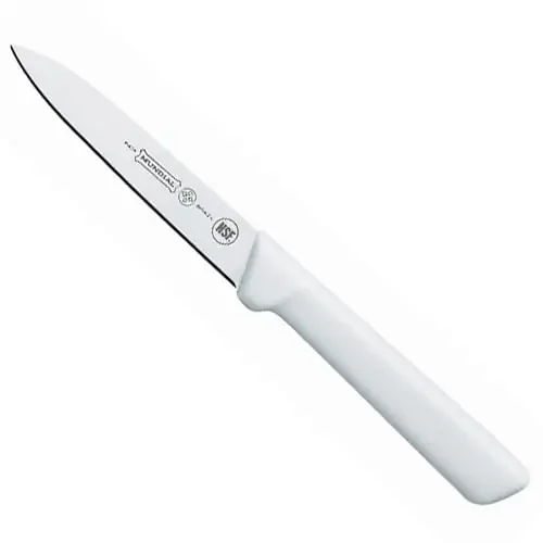 Mundial® W0547-4 White Handled 4″ Spear Point Paring Knife