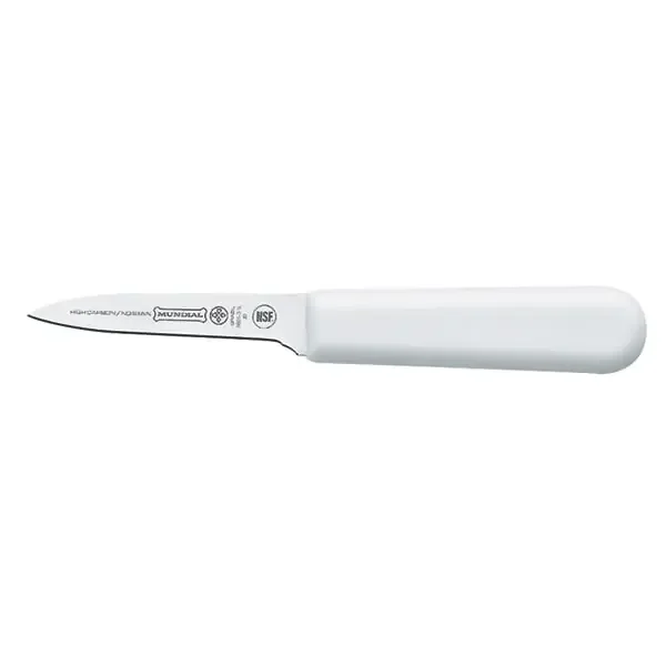 Mundial® W5601-3 1/4 White Handled 3-1/4″ Chef Style Paring Knife
