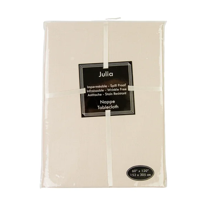 Nappe beige Julia 60 x 120 po