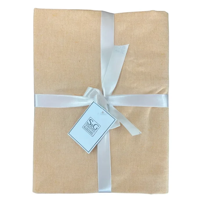 Nappe en coton Shombray Jaune 54×72″