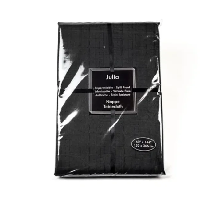 Nappe noire Julia 60 x 144 po
