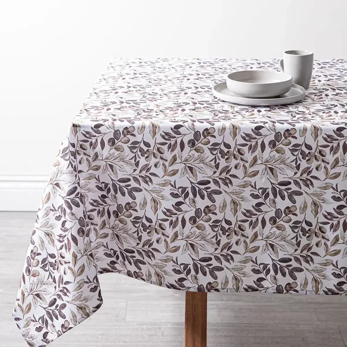 Nappe rectangulaire en polyester imprimée Serenity 58″ x 78″
