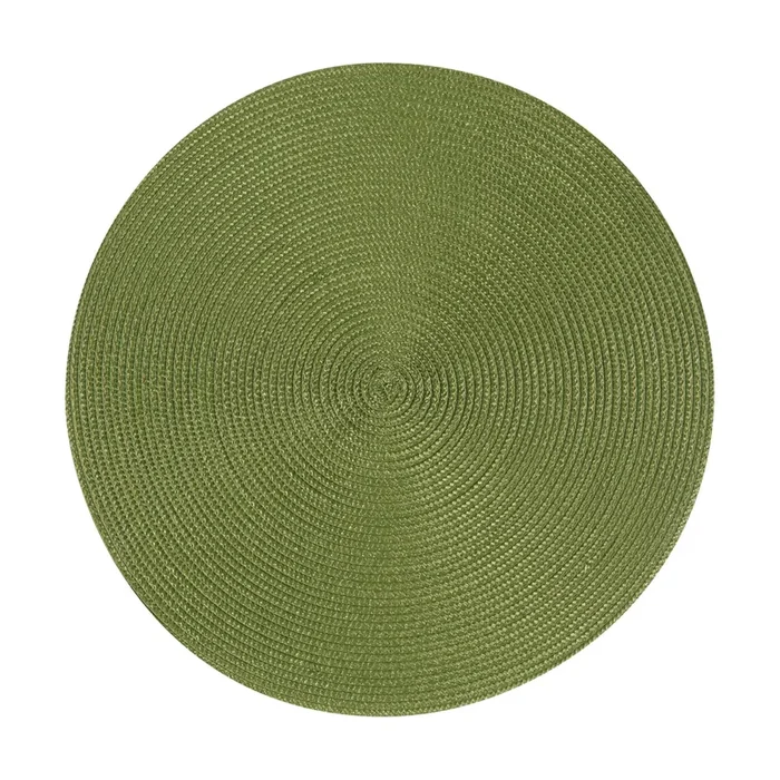 Napperon rond vert sapin Disko 38 cm – Now Designs
