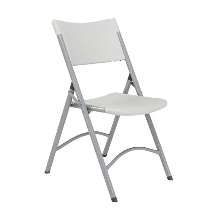 National Public Seating 602 Speck. Grey Folding Plastic Chair – 4 / CS