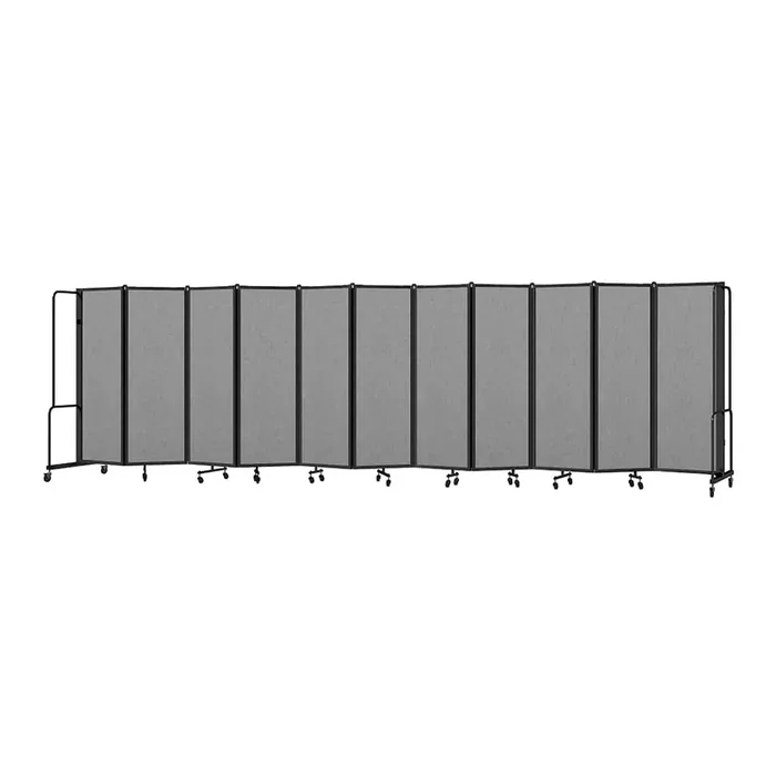 National Public Seating RDX6-11PT02 Grey 11-Section 6‘ Room Divider