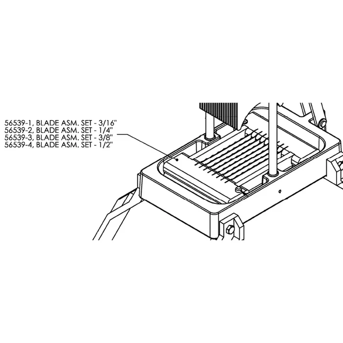 NEMCO 56539-1 Easy Onion Slicer 2 56750-1 Replacement Blade Assembly