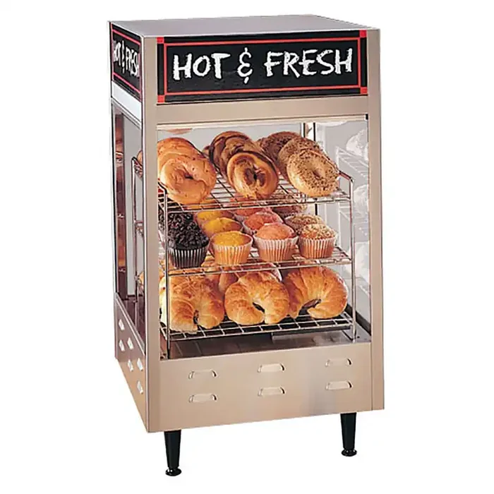 Nemco 6455-2 S/S Pass Thru Heated Merchandiser