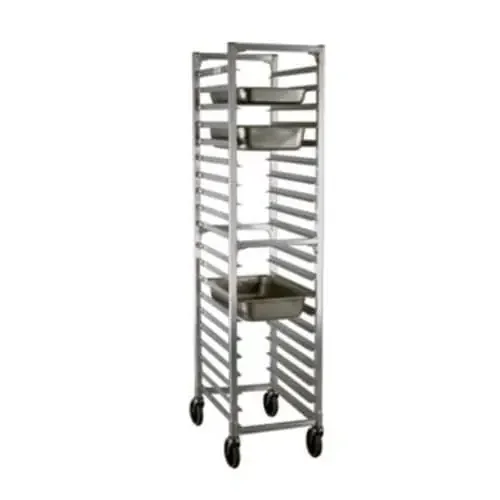 New Age 1505 Full Height End Loading Open-Sided Steam Table Pan Rack