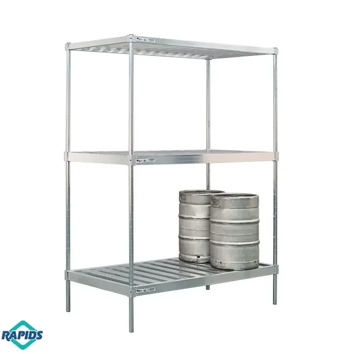 New Age 80″ Aluminum Keg Rack