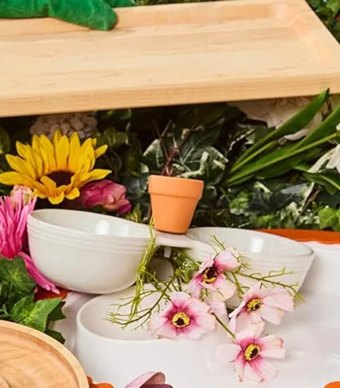 Nora Fleming Mini Can You Dig It Terracotta Flower Pot
