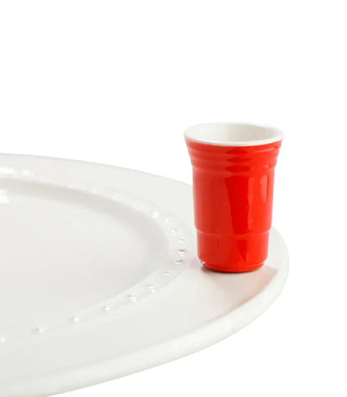 Nora Fleming Mini: Red Solo Cup