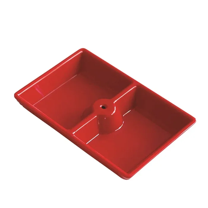 Nora Fleming Pinstripes Dainty Dish – Red MEL09