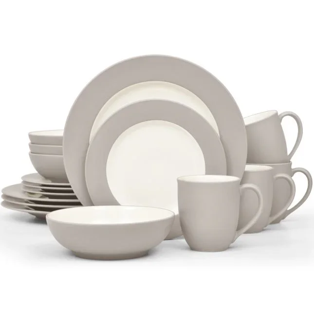 Noritake Colorwave Rimmed Dinnerware, 16 pc. Set, Service for 4