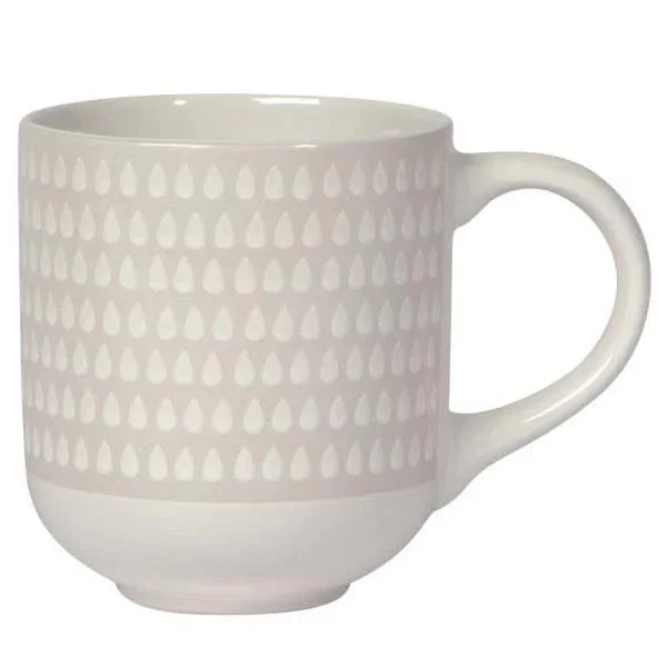 Now Designs Ceramic Mug Cloudburst White
