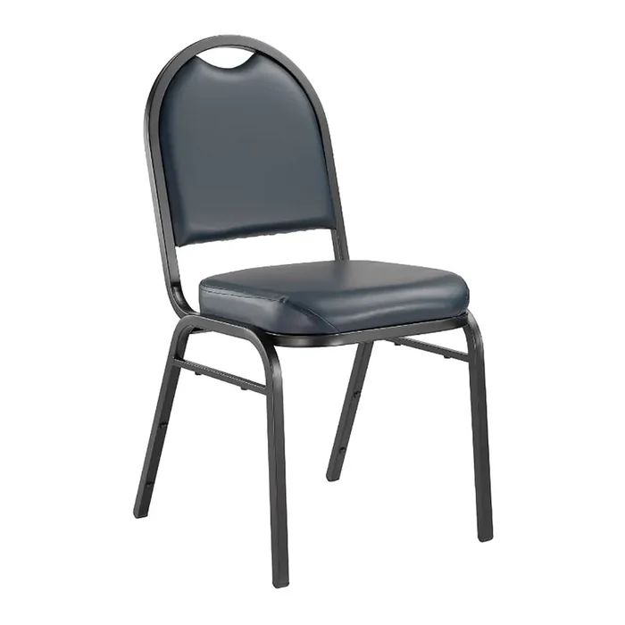 NPS 9204-BT 9200 Series Midnight Blue Premium Vinyl Stack Chair