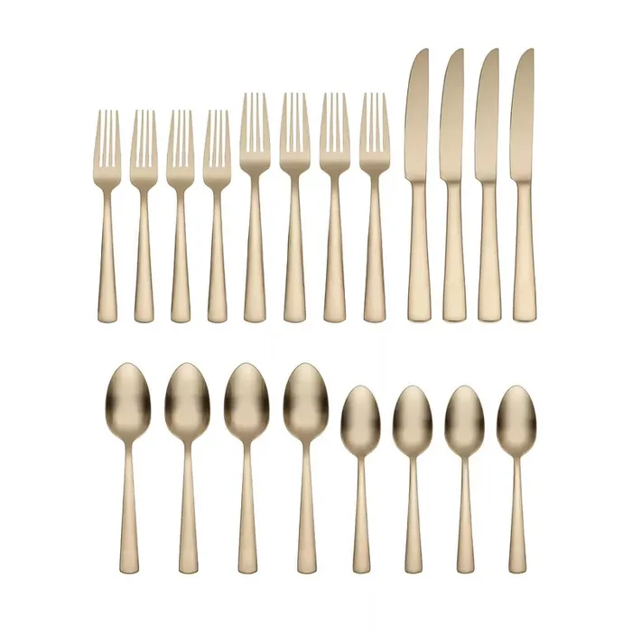 Oneida Aptitude Champagne Satin 20 piece, Service for 4
