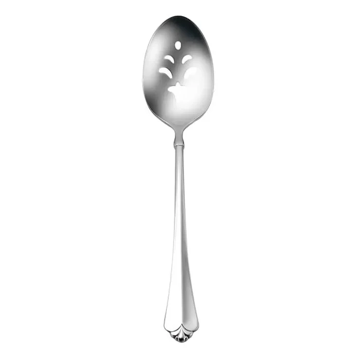 Oneida Juilliard Pierced Serving Spoon