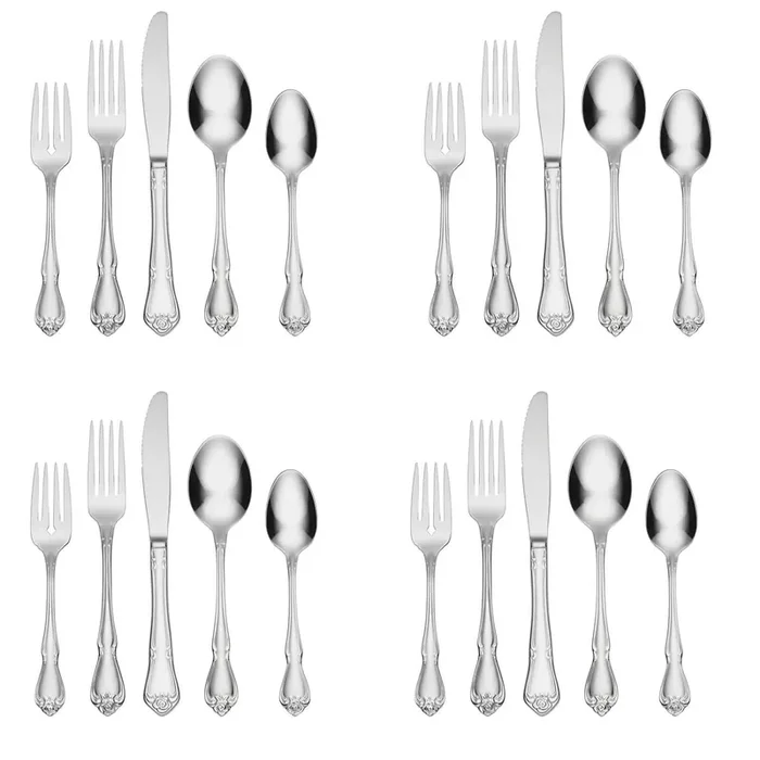 Oneida True Rose 20 piece, Service for 4