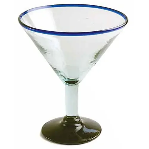 Orion Trading G14-CR Cobalt Rim 24 Ounce Margarita Glass – 6 / CS