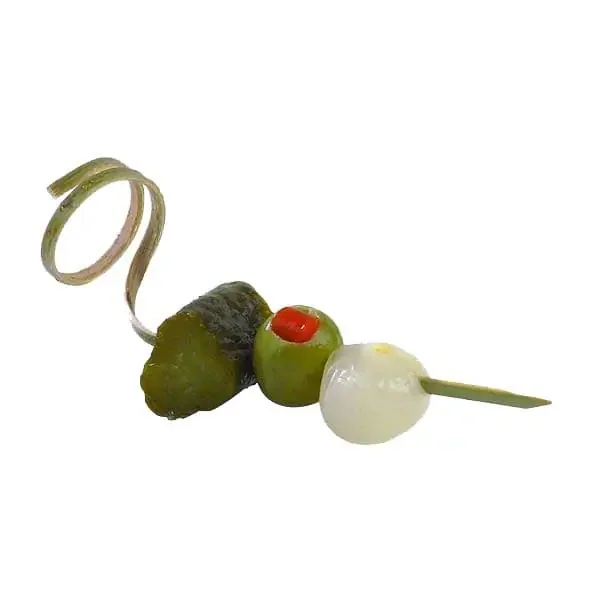 PackNWood 210BBTWIST9 Bamboo 3.5″ Twisted Top Skewer – 2000 / CS