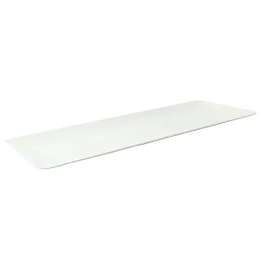 PacknWood 210BCHIC3915 Bio n Chic Rectangular White Sugarcane Tray