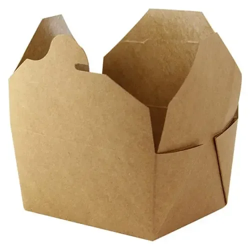 PackNWood 210BIO3K Kraft 8.25″ x 6.25″ x 2.6″ Meal Box – 200 / CS