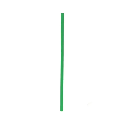PacknWood 210CHP19FGW Durable Solid Green Paper Straws – Wrapped