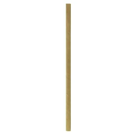 PacknWood 210CHP19KR Durable Kraft Paper Straws – Unwrapped