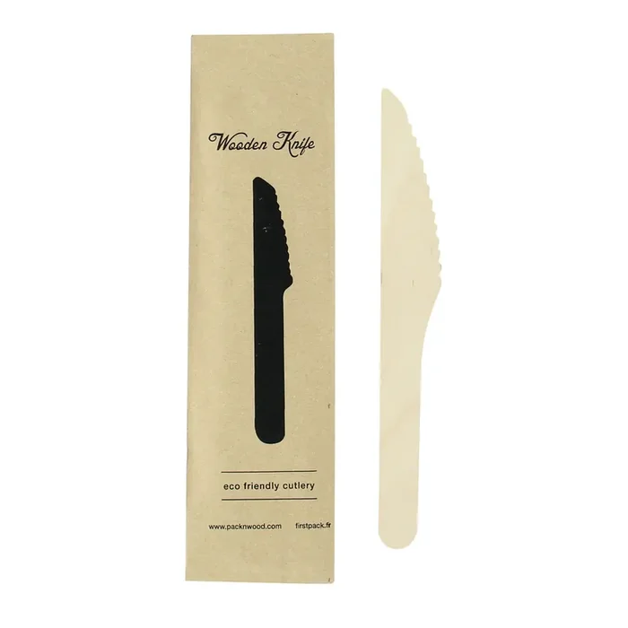 PackNWood 210CVB2W Wrapped Wooden 6.2″ Knife – 500 / CS