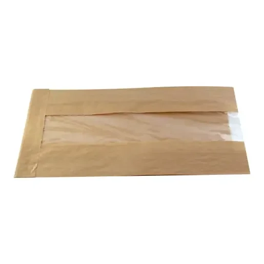 PacknWood 210SVIS2212 Brown Kraft Bag with Window