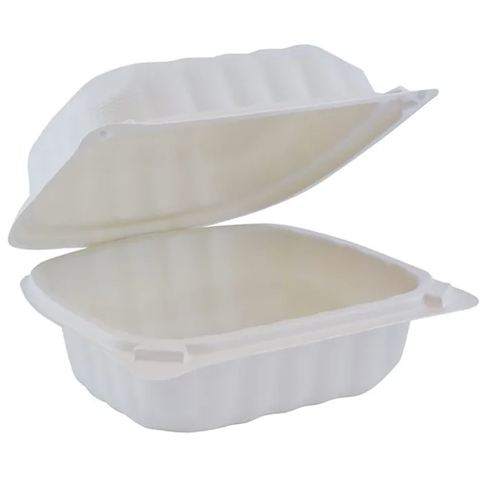 Pactiv YCN806000000 Earth Choice Plypro 6″ x 6″ Container – 400 / CS