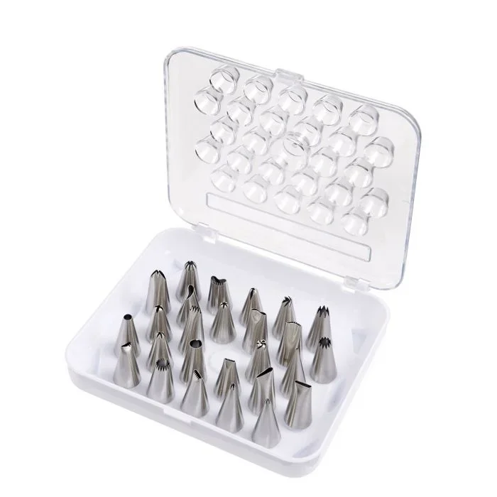 Pastry Decorating Set, 26 Tips