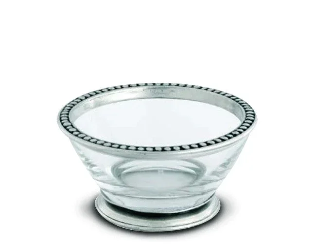 Pewter Beaded Medici Bowl, Medium