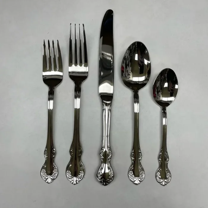Pfaltzgraff Dumbarton 45 Piece Flatware Set Service for 8