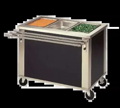 Piper Products 6-HF Elite 500 (6) 12″ x 20″ Hot Food Wells Electric Hot Food Serving Counter with Thermostatic Controls
