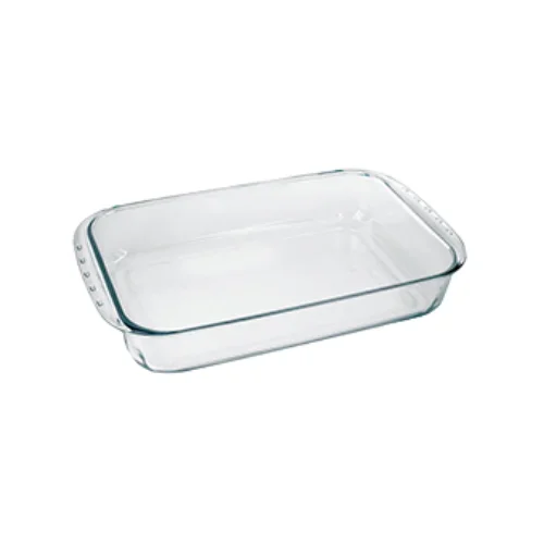 Plat de cuisson en verre rectangle Marinex 5.3L