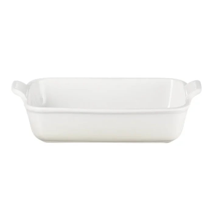 Plat rectangulaire en grès Meringue 2,3 L – Le Creuset