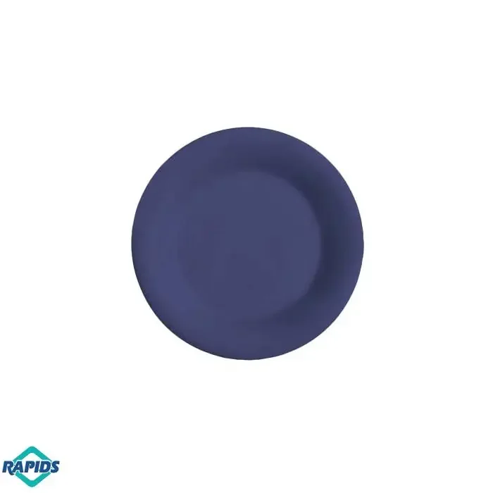 Plate 6-1/2″ Dia. Melamine Peacock Blue, CS48