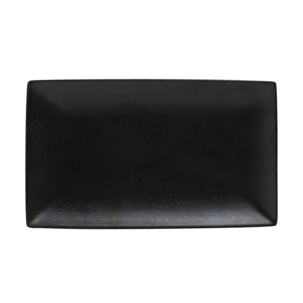 Plateau rectangulaire noir 34.5×19.5cm – Caviar