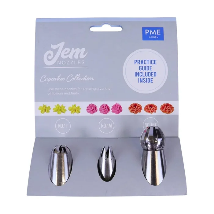 PME Cupcakes Collection Nozzle Set pk3