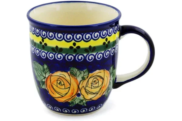Polish Pottery 12 oz Mug Cabbage Roses