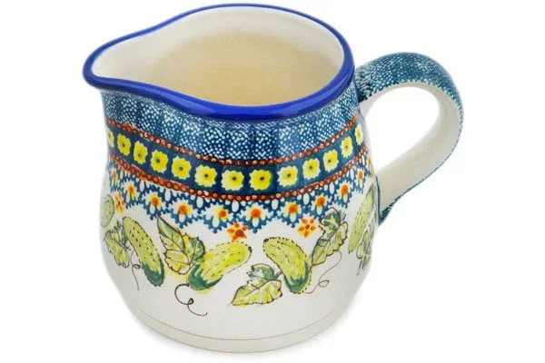 Polish Pottery 40 oz Pitcher Cucumber Patch