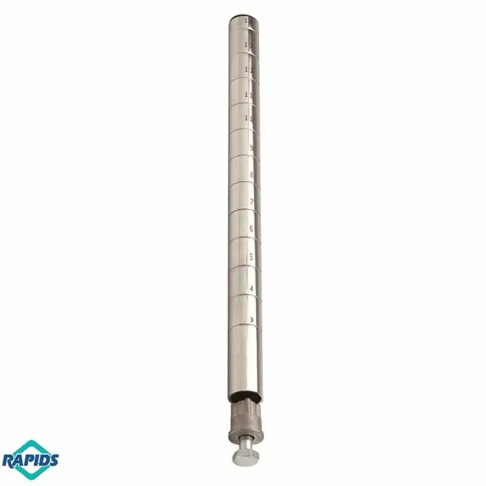 Post For Chrome Shelving Unit 63″ High
