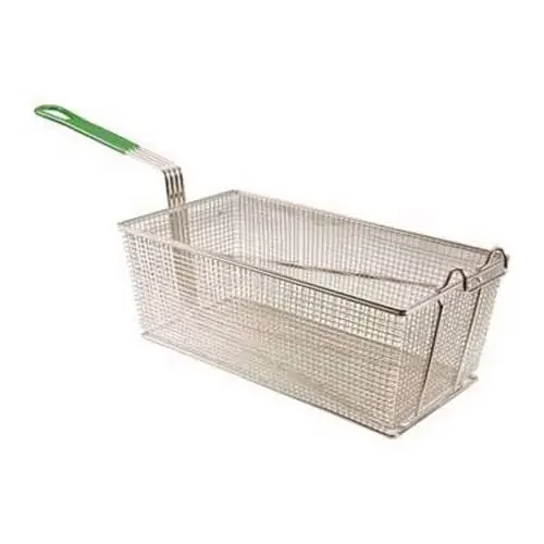 Prince Castle 79-P Nickel Plated 16″ Fry Basket with Plastisol Handle