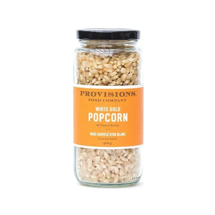 Provisions Food Company Popcorn White Gold