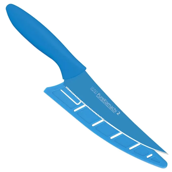 Pure Komachi 2 6‘‘ Multi-Utility Knife & Sheath – Teal