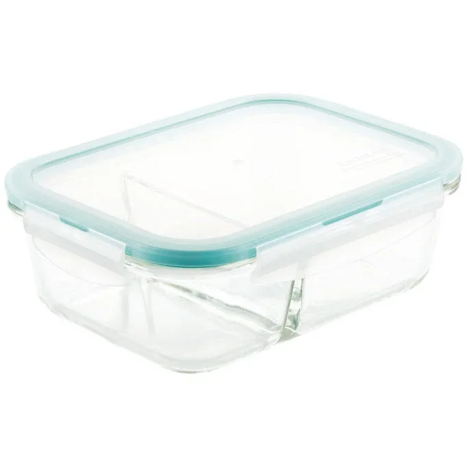 Purely Better Glass Divided Rectangular Container 32oz